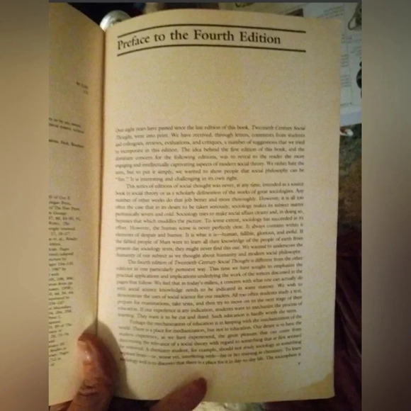 Twentieth-Century Social Thought by Edith King and Robert P. Cuzzort (1989) - Picture 7 of 9